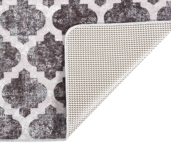 vidaXL Teppich Waschbar 80x300 cm Mehrfarbig 337977 Bild 4
