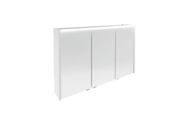 Fackelmann VERONA LED Spiegelschrank 110 cm, Weiß Glanz