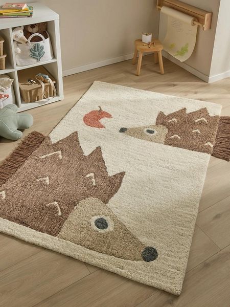benuta Kinderteppich Iggy, rechteckig, Höhe: 11 mm, Kunstfaser, Berber, Ethno-Style, Wohnzimmer
