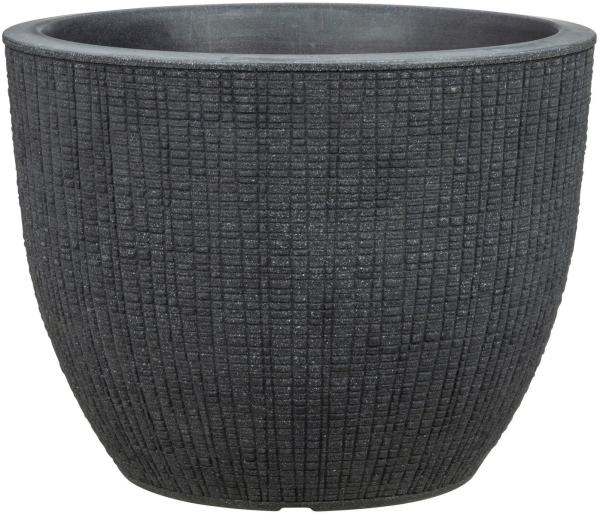 Scheurich Pflanzgefäß Barceo Ø 30 x 30 cm stony black