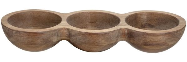 SCHÖNER WOHNEN-Kollektion Dipschale Andra, Massivholz, (1-tlg), Dipschalen aus Akazienholz, à 80ml