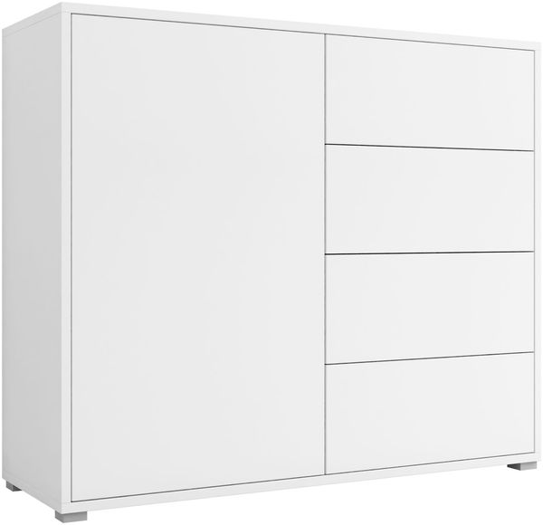 'Gesita K1D4SZ' Kommode, Weiß, 93x100 cm Bild 3