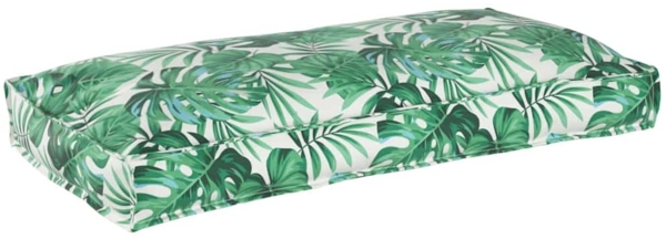 vidaXL Palettenkissen für Sitzfläche / Rückenlehne Floral Blattmuster 42001566