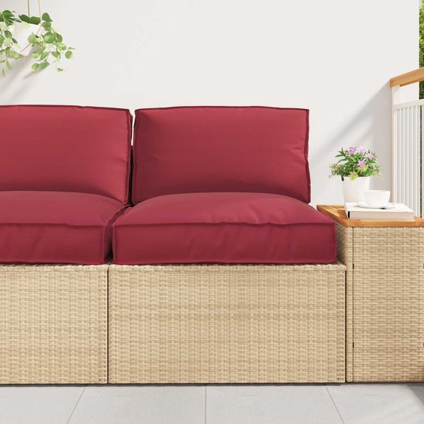 vidaXL Kissen Blatt Blattmuster 120 x 60 x 12 cm Oxford-Stoff 42001566