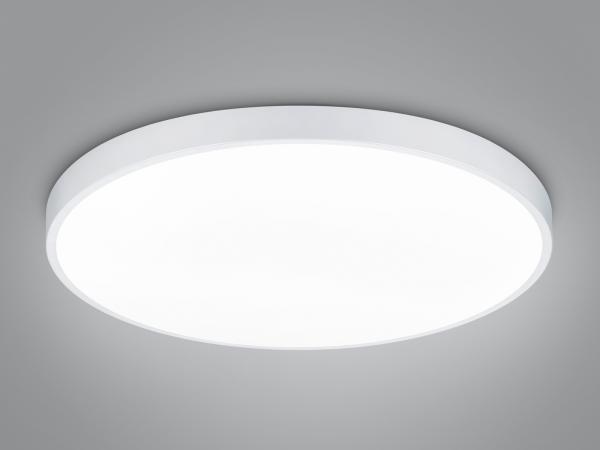 LED Deckenleuchte WACO in Weiß matt extern dimmbar flach, Ø 75cm