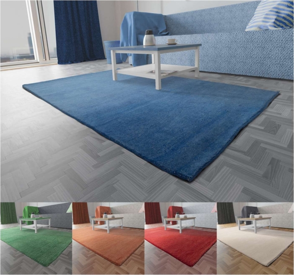 Morgenland 'Flowy Gabbeh' Teppich, Indus, grün, 300x200 cm Bild 5