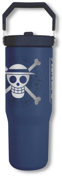 PYRAMID Tasse One Piece 30 oz Tumbler mit Griff & Flip-Strohhalm 0,85l