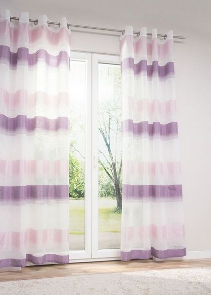 LYSEL® Vorhang Luisa Flieder (1 St), transparent, HxB 245x140cm
