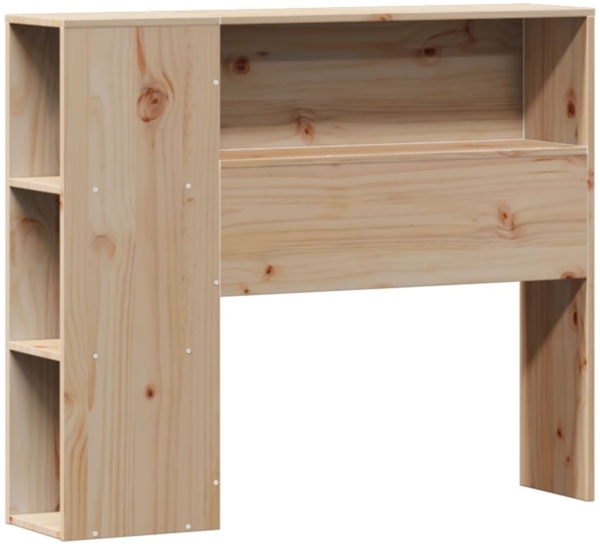 vidaXL Massivholzbett mit Regal ohne Matratze 90x200 cm Kiefernholz 3322373 Bild 6
