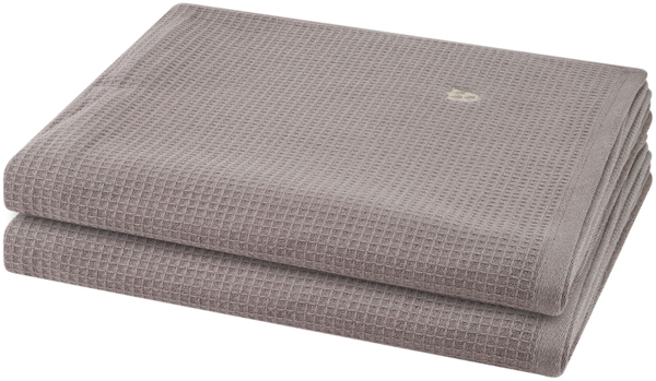 Ross Pique 2 tlg. Frottier-Set - 2 X Duschtuch (70 X 140cm) - 520 g/m2 - Flanell