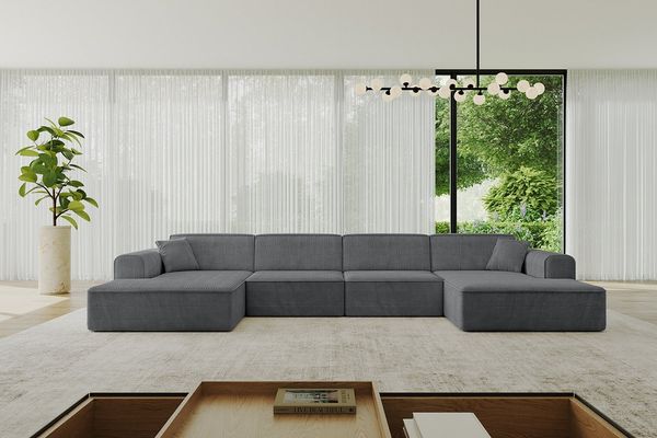 ALTDECOR Wohnlandschaft IREA-U2-v3, Sofa Praktische Bequeme Funktionsecke Couch U-Form Eckcouch, Corner Sofa U-Form Vielseitige Sofa Wohnlandschaft Wohnzimmer