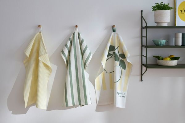 s.Oliver Geschirrtuch Lervik, (Set, 3-tlg), 100 % Baumwolle, Stilvolles Design, 3er-Set, Premium,Pflegeleicht