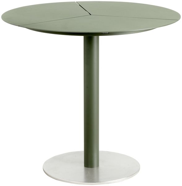 Gartenesstisch Peace aus Aluminium, modern und rund, Nordic Green, für 2–4 Personen