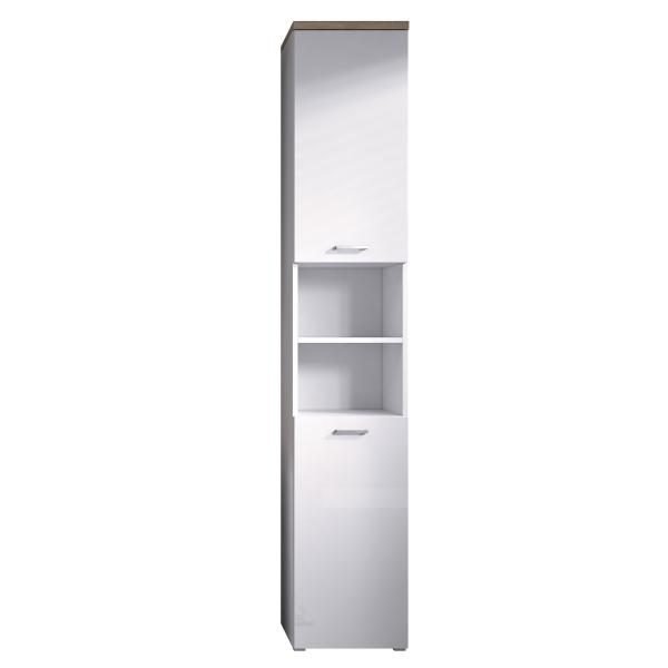 Hochschrank Prag weiß 35 cm