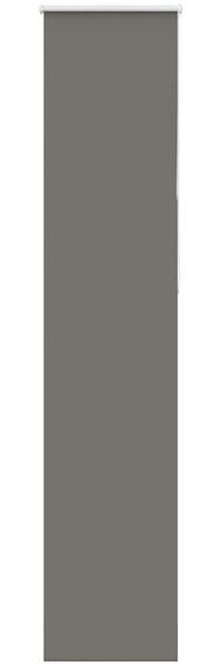 vidaXL Verdunkelungsrollo Grau 50x230 cm Stoffbreite 45,7 cm Polyester 4011196
