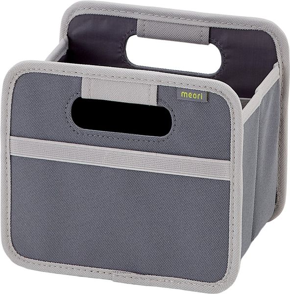 Meori Faltbox S, Polyester granit, 16.5 x 14 x 12.5 cm