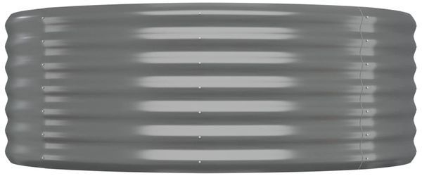 vidaXL Hochbeet Verzinkter Stahl 249x100x36 cm Grau 318994 Bild 4