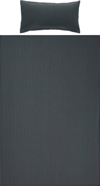 Erwin Müller Bettwäsche Bettwäsche "Rosenheim" mit Hotelverschluss, Seersucker, Uni