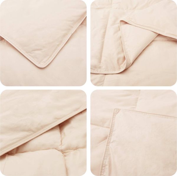vidaXL Winterbettdecke Beige 155 x 220 cm 100% natürlicher Kapok 42041907 Bild 5