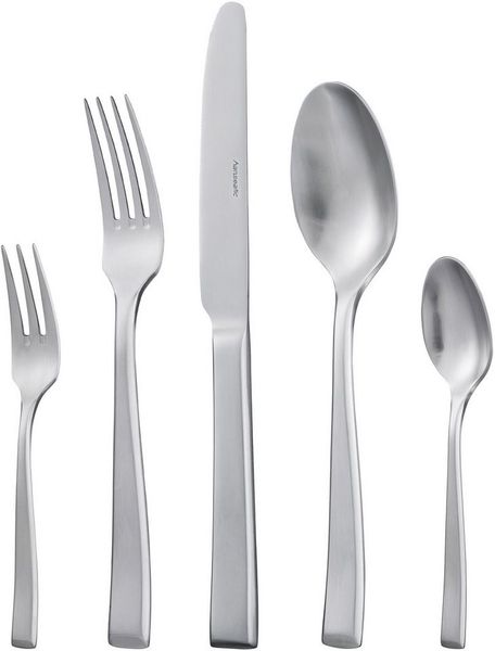 Hanseatic Besteck-Set PREMIUM (30-tlg), 6 Personen, Edelstahl 18/10, verstärktes Material und trapezförmiges Design am Griffende