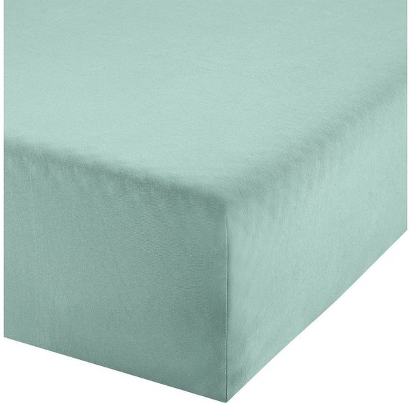Erwin Müller Spannbettlaken Boxspring-Spannbettlaken "Murnau", Jersey, Gummizug: Rundumgummi, (1 Stück), Single-Jersey Uni Bild 5