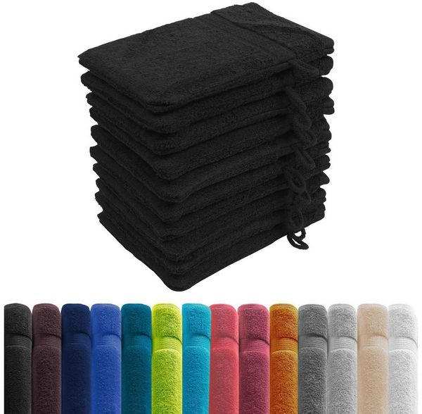 Zestri Handtücher COMFORT Handtücherset aus Baumwolle, saugstark weich, Frottee, Waschhandschuh 10er-Set, Duschtuch Saunahandtuch Gästehandtücher Badetuch Handtücher Set