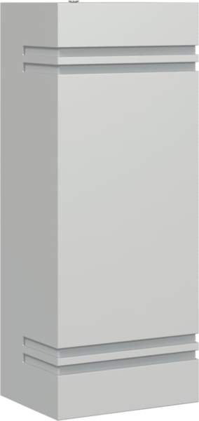 vidaXL Außenwandleuchte Silbern Edelstahl 4006322