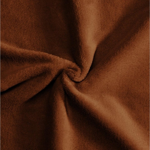 CelinaTex Dekokissen Xanio Deko Kissen Zierkissen Kopfkissen Sofa Fleece 40x60cm braun, anschmiegsam,bügelfrei,flauschig,kuschelweich,leicht beziehbar Bild 2