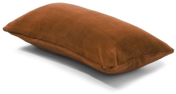 CelinaTex Dekokissen Xanio Deko Kissen Zierkissen Kopfkissen Sofa Fleece 40x60cm braun, anschmiegsam,bügelfrei,flauschig,kuschelweich,leicht beziehbar Bild 4