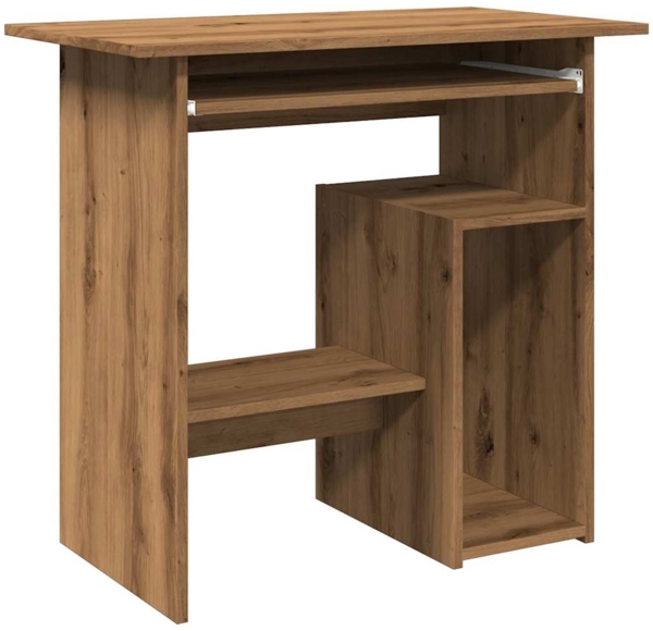 vidaXL Schreibtisch Artisan-Eiche 80x45x74 cm Holzwerkstoff 855995