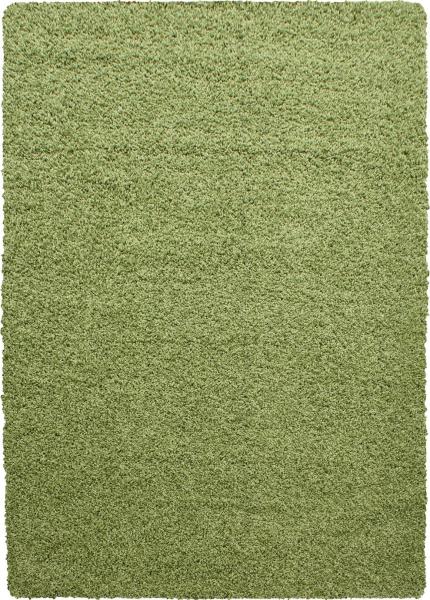 Hochflor Teppich Lux rechteckig - 120x170 cm - Grün