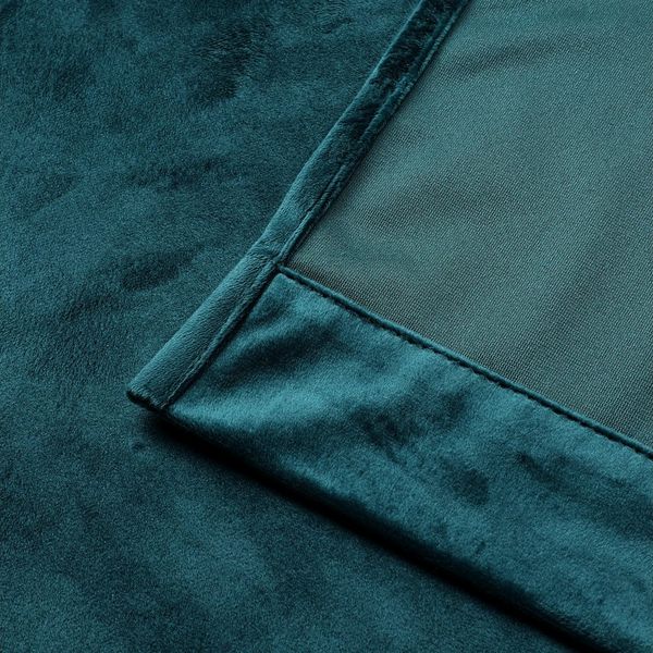 Stoffschmiede Gardine, Velour, Verdunkler, Kräuselband, verdunkelnd