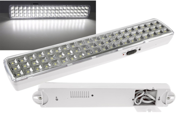 LED Notleuchte "CTNL-60 SMD" 365x70x37mmLithium Akku 3,7V/2200mAh, nur 4W