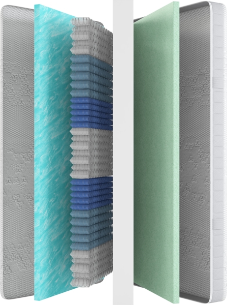 Hn8 Taschenfederkern-Matratze "bodial", H2, 80 x 200 cm, Höhe: ca. 21 cm Bild 3