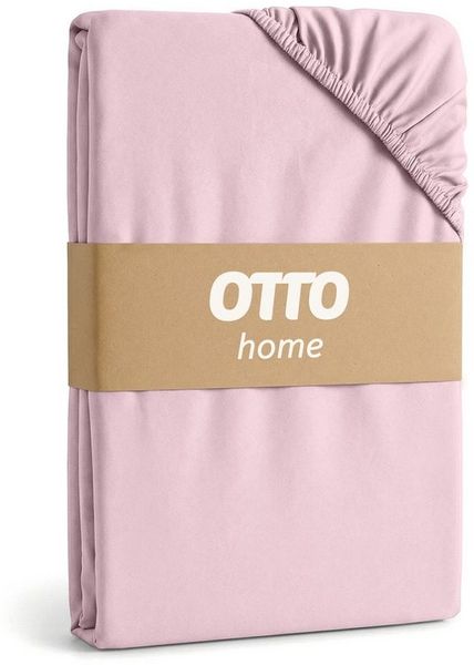 OTTO home Spannbettlaken BLACKBERRY in BASIC und PREMIUM Qualität, 100% Baumwolle, Jersey (160 g/m), Gummizug: rundum, (2 Stück), für hohe Matratzen bis 28 cm, Bettlaken, Spannbetttuch, pflegeleicht