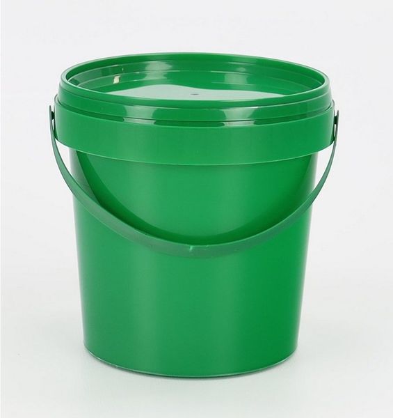 BENBOW Aufbewahrungssystem Eimer mit Deckel 30 20 10 1 0,5 L Grün Lebensmittelecht Eimer, Polypropylen - Lebensmittelecht, Geschmacksneutral, Auslaufsicher, (3-tlg, PZH-, BRC- und DIN-ISO-zertifiziert), für Lebensmittel, Farben, Chemikalien