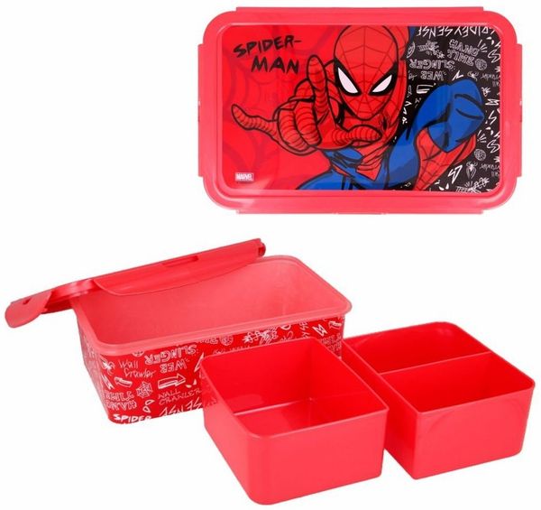 MARVEL Lunchbox Brotdose Marvel Spiderman Lunch to Go Kinder Vesper Dose