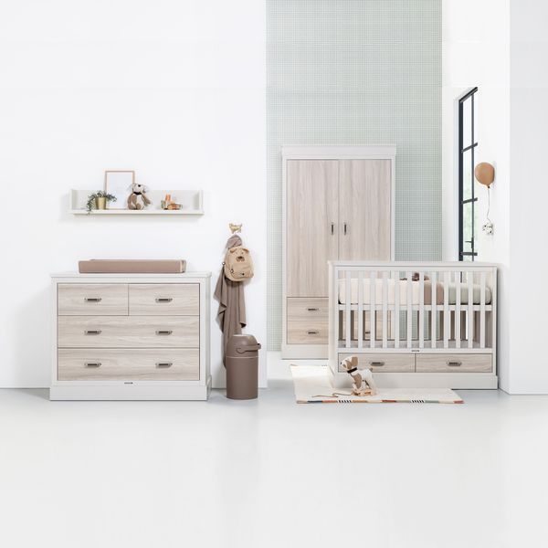 Kidsmill Newport Babyzimmer Inkl. Edelstahlgriffe - Material: Plattenmaterial - Babypark. de