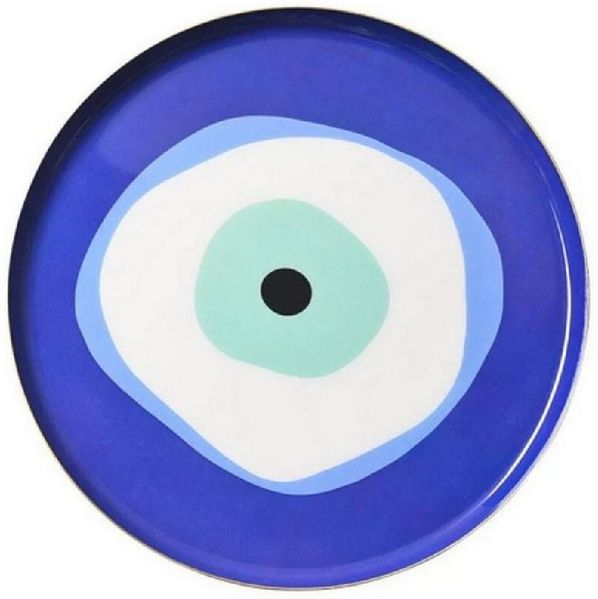 Giftcompany Tablett Dekotablett Love Trays Auge Blau Fatimas Auge (22,9cm)