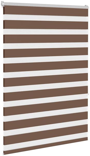vidaXL Doppelrollo Braun 105x150 cm Stoffbreite 100,9 cm Polyester 4014340 Bild 3