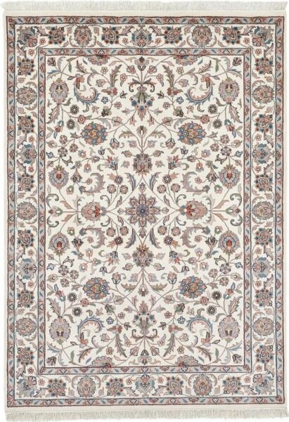 Home affaire Orientteppich BI Oriental, rechteckig, Höhe: 12 mm, reine Wolle, handgeknüpft, orientalisches Design, mit Fransen
