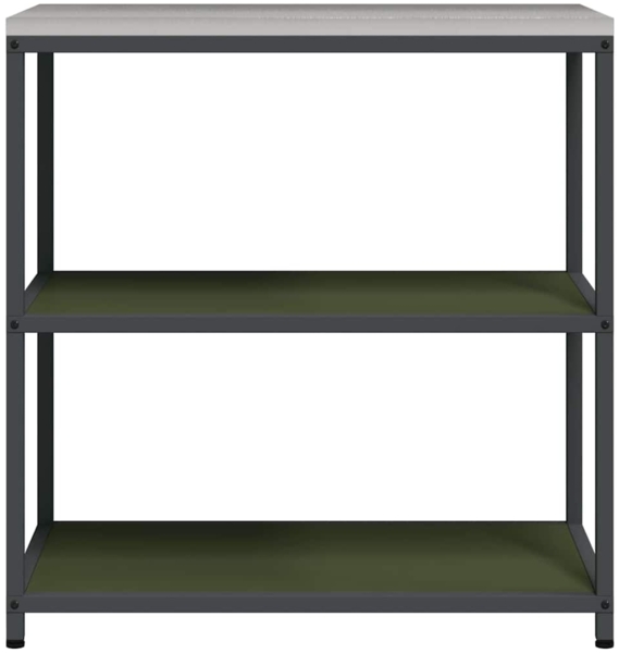 vidaXL Küchenlageregal mit Regal mit Speicher Olivgrün Stahl 874957 Bild 5