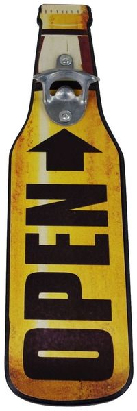Flaschenöffner Holzschild Bierflasche Wandflaschenöffner Vintage Schild Wanddeko