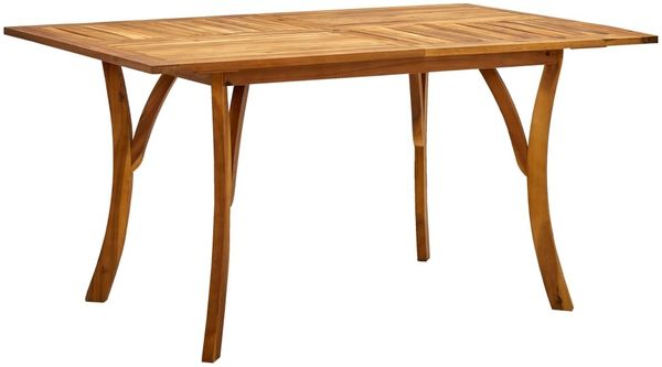 vidaXL Gartentisch 150x90x75 cm Akazie Massivholz 310625