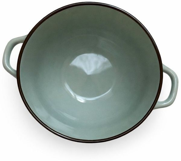 WestCraft Suppenschale Landhaus Suppenschüssel mit Griff Schüssel für heisse Suppen 680 ml, Keramik, (1-tlg), auch für Nudeln, Reis, Desserts, Salate, Suppen, Haferflocken Porridge