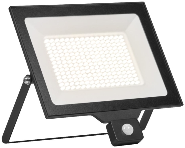 Osram Außenleuchte Floodlight Essential Bewegunsmelder 150W 4000K schwarz