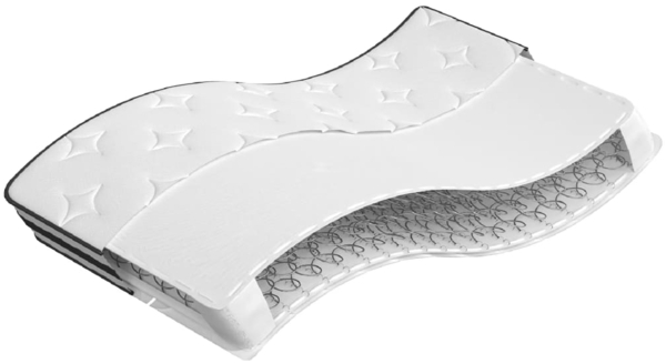 vidaXL Matratze Bonnell-Federkern Mittel 120x200 cm 3206392