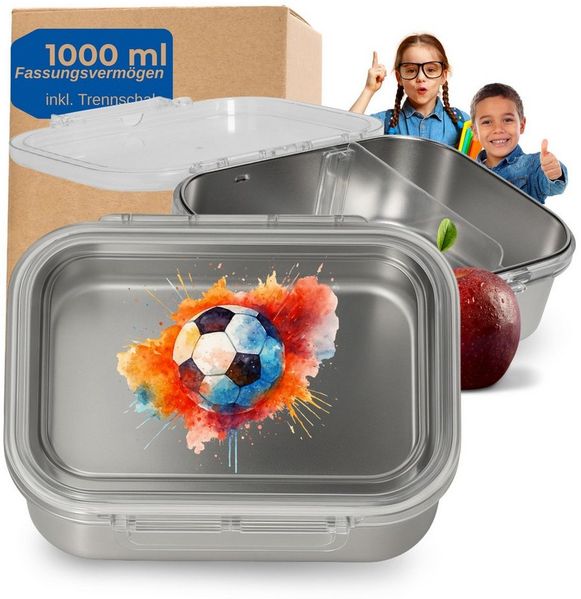 elasto Lunchbox Motiv Brotdose für Kinder 1000 ml für Schule und Kindergarten