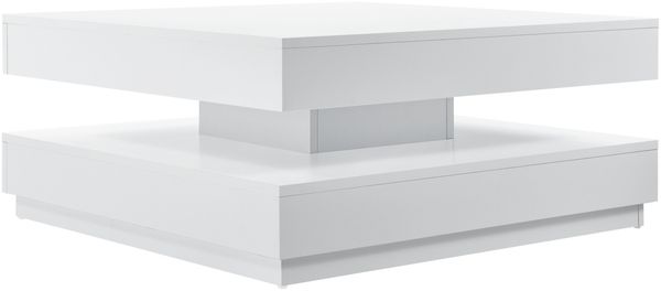 Couchtisch Florenz 76x76x38 cm Weiß [en. casa]