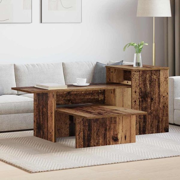 vidaXL Konsolentisch Altholz 91,5 x 35 x 38,5 cm Holzwerkstoff 891166